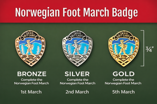 Norwegian Foot March Badge: Bronze, Silver & Gold Explained