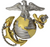 Marine Corps Dress Cap Device: Officer