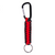 Thin Red Line Keychain With Carabiner Thin Red Line Keychain With Carabiner