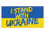 I Stand With Ukraine Bumper Sticker - Made in USA