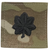 Lieutenant Colonel Rank (LTC O5) Scorpion OCP/Multicam - Velcro w/Hook Back