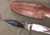SMITH & WESSON LIMITED EDITION REAL BONE HANDLE KNIFE W/LEATHER SHEATH - MADE IN THE U.S.A.