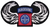 82ND AIRBORNE JUMP WINGS IRON ON PATCH - 4"x2"