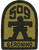 509th Infantry Geronimo Scorpion OCP velcro patch airborne infantry SSI red and white shield parachute wings