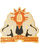 35th Signal Brigade unit crest DUI signal corps torch lightning bolts communication emblem Army insignia