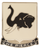 64th Armor Regiment unit crest DUI Courage and Determination blue shield tank armor insignia gold torch
