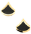 Private First Class E-3 Corps gold pin-on rank insignia for military uniforms