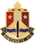 405th Support Battalion US Army distinctive unit insignia featuring gold stars, bayonet, Fort Dearborn blockhouse, and Sustенете Vis motto.