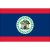 The Belize flag, measuring 3 feet by 5 feet, consists of two horizontal sections. The top half is deep blue, representing the Caribbean Sea, with a centered emblem. This emblem features a circular design bordered by a golden rope, enclosing a green background symbolizing Belize's forests and land. Within the emblem, a white disc holds the simplified coat of arms of Belize, depicting a tree, tools, and a ship, representing the country's history and resources. The bottom half mirrors the top in color, completing the flag's design. Overall, the flag encapsulates Belize's maritime heritage, natural beauty, and national identity.