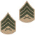 U.S. Marine Corps Sergeant E-5 Chevron Patch - Green on Khaki for Male Uniforms U.S. Marine Corps Sergeant E-5 Chevron Patch - Green on Khaki for Male Uniforms