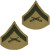 U.S. Marine Corps Lance Corporal E-3 Chevron Patch - Green on Khaki for Male Uniforms U.S. Marine Corps Lance Corporal E-3 Chevron Patch - Green on Khaki for Male Uniforms