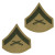 U.S. Marine Corps Lance Corporal E-3 Chevron Patch - Green on Khaki for Female Uniforms U.S. Marine Corps Lance Corporal E-3 Chevron Patch - Green on Khaki for Female Uniforms