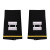 U.S. Army Captain Dress Blue Soft Shoulder Board - For Female Uniforms