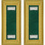 U.S. Army Special Forces First Lieutenant Shoulder Boards - For Male Uniforms