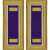 U.S. Army Civil Affairs Second Lieutenant Shoulder Boards - For Male Uniforms