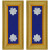 U.S. Army Aviation Lieutenant Colonel Shoulder Boards - For Male Uniforms
