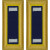 U.S. Army Chemical First Lieutenant Shoulder Boards - For Male Uniforms