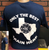 ONLY THE BEST TRAIN HERE (TEXAS) FIREFIGHTER TRAINING T-SHIRT - NAVY