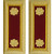 U.S. Army Transportation Major Shoulder Boards - For Male Uniforms