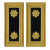 U.S. Army Chaplain Major Shoulder Boards - For Female Uniforms U.S. Army Chaplain Major Shoulder Boards - For Female Uniforms
