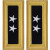 U.S. Army Major General Shoulder Boards - For Female Uniforms U.S. Army Major General Shoulder Boards - For Female Uniforms