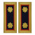 U.S. Army Adjutant General Major Shoulder Boards - For Female Uniforms U.S. Army Adjutant General Major Shoulder Boards - For Female Uniforms