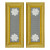 US Army Finance Lieutenant Colonel Shoulder Boards - For Female Uniforms