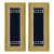 US Army Judge Advocate Warrant Officer 4 Shoulder Boards - For Female Uniforms