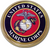 U.S. MARINE COPRS SEAL CHROME EMBLEM