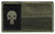 TEXAS FLAG PATCH W/SKULL - HOOK & LOOP BACK - OD GREEN