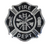 Firefighter Maltese Cross Metal Auto Emblem