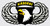 101st Airborne Division Mylar Decal with Eagle Wings – 5.25x2.75"