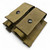 USGI USMC MOLLE 40MM High Explosive Double Grenade Pouch Coyote Brown – authentic military surplus NSN 8465-01-532-2392 tactical pouch