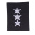 Navy Parka Tab Embroidered Rank insignia for enlisted personnel with durable thread and regulation size