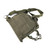 U.S. genuine issue chemical/biological gas mask bag with straps & OD green canvas material