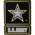 U.S. Army star logo lapel pin military emblem star