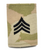 Sergeant  OCP Gore-Tex slide on rank insignia patch for OCP uniform