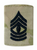 U.S. Army OCP Gore-Tex slide on rank insignia patch for OCP uniform jacket