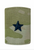 U.S. Army OCP Gore-Tex slide on rank insignia patch for OCP uniform jacket
