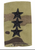 U.S. Army OCP Gore-Tex slide on rank insignia patch for OCP uniform jacket