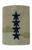 U.S. Army OCP Gore-Tex slide on rank insignia patch for OCP uniform jacket