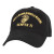 Black Marine Semper Fi low profile cap with embroidered “Once A Marine Always A Marine” text and USMC Globe & Anchor emblem