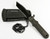 RUK0097 tactical neck boot knife with black boot clip sheath and neck chain displayed for concealed carry tactical utility use