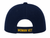 Back view of a navy blue Air Force Woman Veteran cap with gold "WOMAN VET" embroidery on the adjustable strap