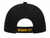 Back view of a black Air Force Woman Veteran cap with gold "WOMAN VET" embroidery on the adjustable strap