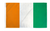 Côte d’Ivoire 3x5 polyester flag outdoor durable national flag orange white green vertical stripes metal grommets