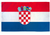 Croatia 3x5 polyester flag outdoor durable national flag red white blue stripes Croatian coat of arms metal grommets