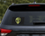 Green Alien Head Vinyl Decal 3x5