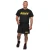 Model wearing US Army APFU physical fitness uniform shorts and shirt
