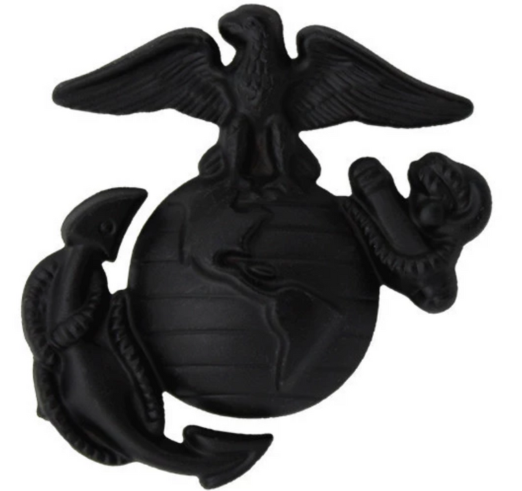 Marine Corps Service Cap Device: Enlisted